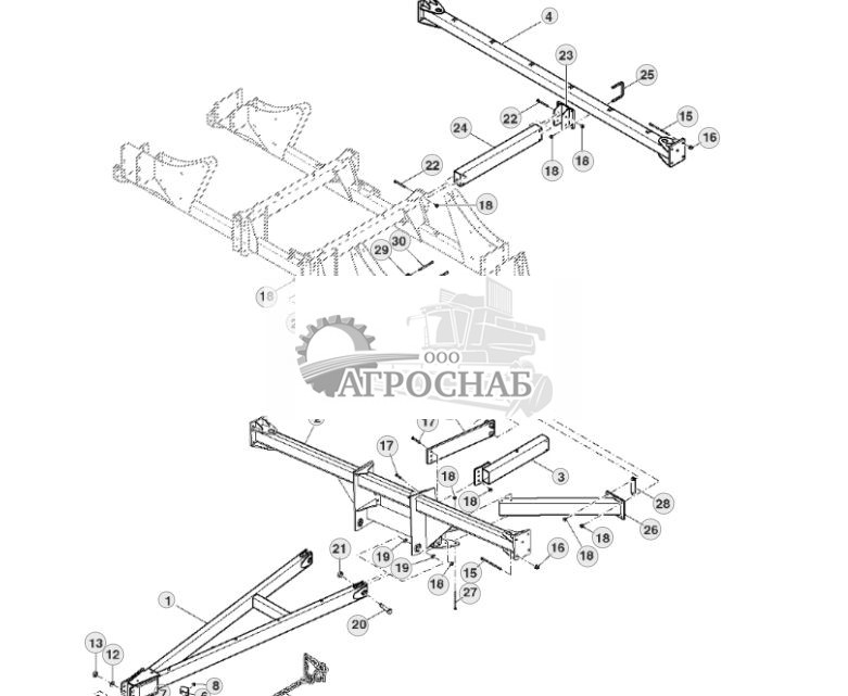 Тяга сцепки CAT IV ( - 775100) - ST518934 5.jpg